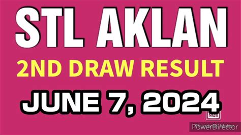aklan stl result today